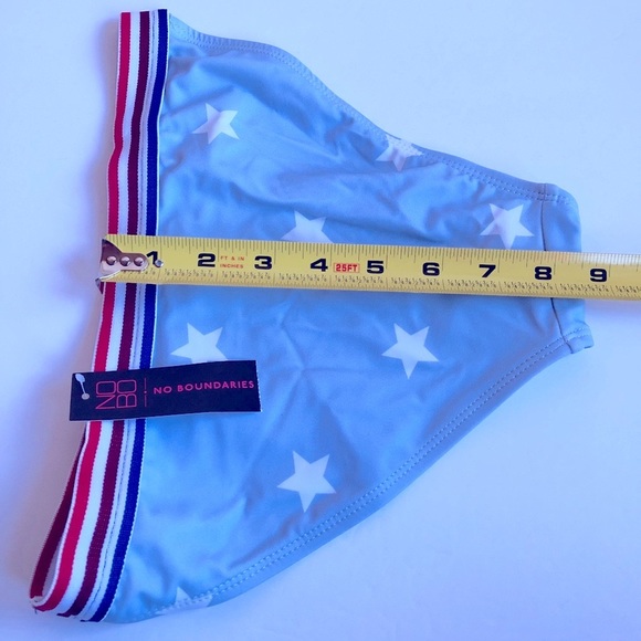NEW NOBO Swim Bikini Bottom Stars Small Blue Women’s - Picture 7 of 11